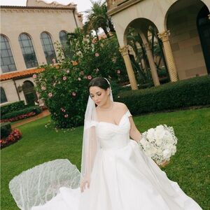 Martina Liana Elegant White Wedding Dress